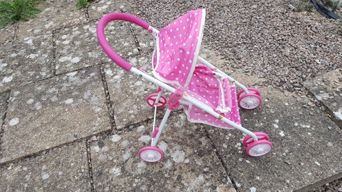 Girl doll buggy pram - doll, baby