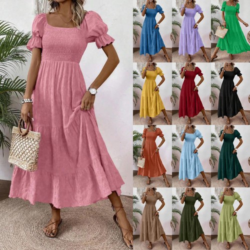 Women summer stretch dress - women's,