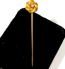 Antique 9ct Gold Diamond Stick