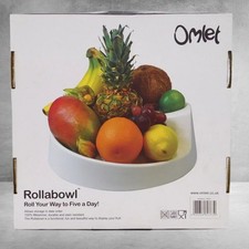 NEW Boxed Omlet Melamine Rollabowl Fruit Bowl Organiser Home Decor Gift
