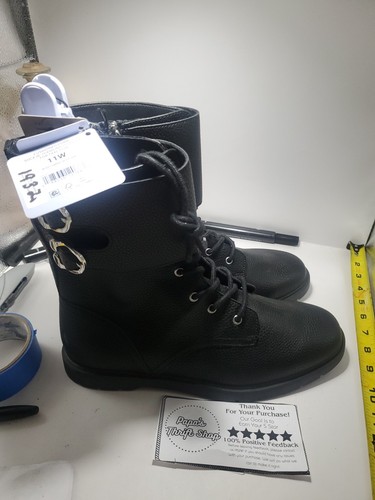 New combat boot buckle accent - combat,
