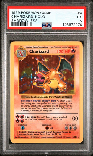 Pokemon card psa charizard - card,