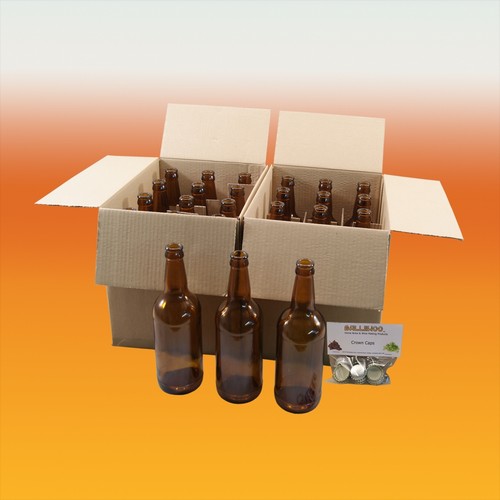Glass beer bottles 500ml - glass,