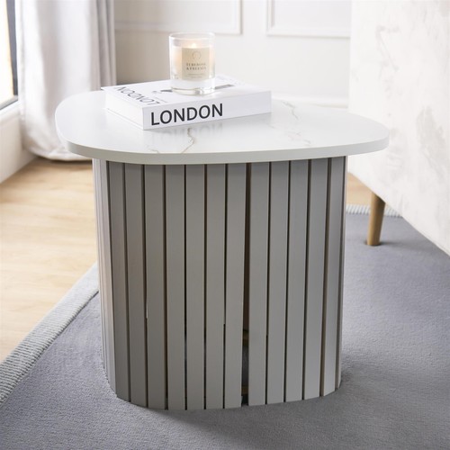Ohs madison side table ribbed - side,