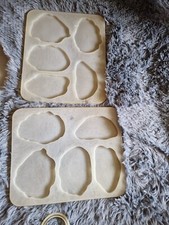 silicone moulds for resin crafts x2 coasters/gemstone slate sets