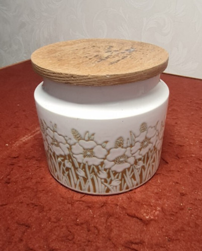 Hornsea fleur storage jar - ,