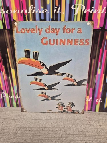 Guinness lovely day metal tin - metal,
