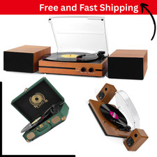 Retro Vinyl Record Player