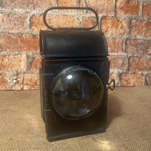 Vintage railway paraffin lamp - vintage,