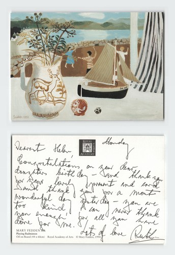 Vintage postcard mary fedden - postcard,