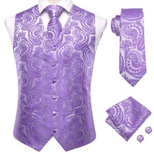 Mens Waistcoat Paisley Floral