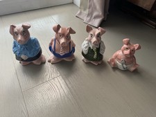 NatWest Wade Pigs 4 x Ceramic