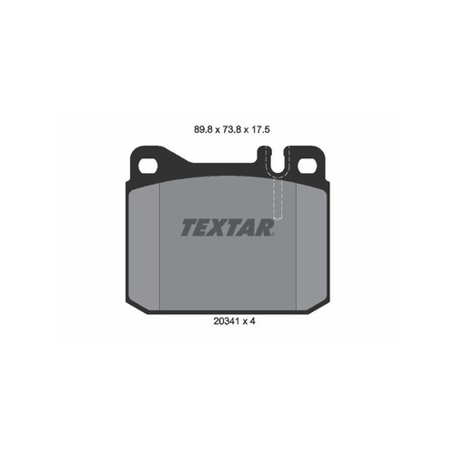 Textar 2034110 brake pads - 2034110,