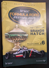 Formula Ford Festival Programme Brands Hatch Oct 2025