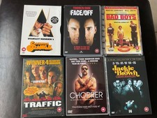 6 DVDs, age 18+ All great