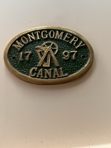 Vintage brass montgomery canal - vintage,