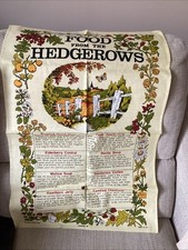 Collectable Tea Towel Food From The Hedgeways By Causeway