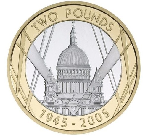 Rare pound coin - st, pauls