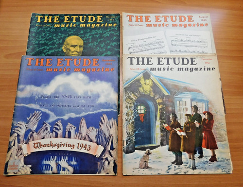 1943 wwii era etude magazine - 1943,