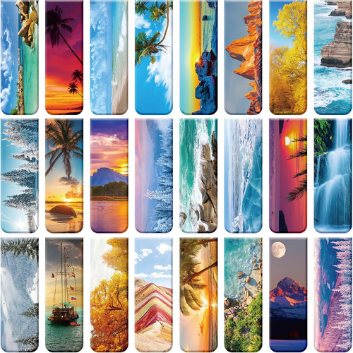 Pcs magnetic bookmarks - 24,