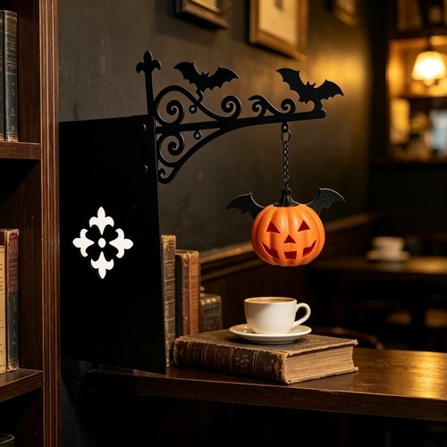 Wrought iron library lantern - wrought,