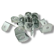 RIGHT ANGLE BRACKET L SHAPE 19mm CORNER BRACE JOINING FIXING REPAIR METAL SMALL