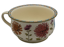 Antique Mintons Chamber Pot | "Chrysanthemum" Pattern