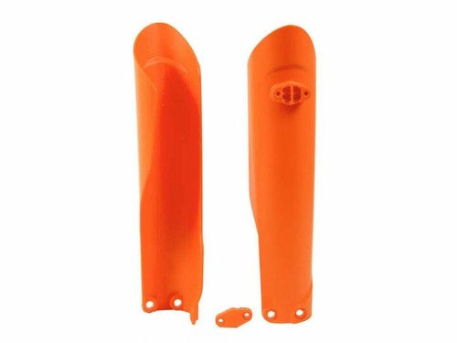 Tech ktm fork guards - ktm, orange