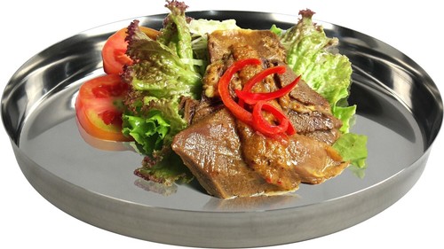 30cm stainless steel round - 30cm,