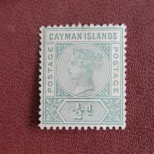 Cayman islands 1900 green - cayman,