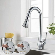 TJJL Kitchen Faucet Pull-Out Kitchen Sink Faucet Single Handle Hot/Cold. £349