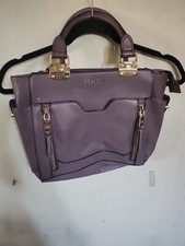 Big Buddha Zipper Plum Handbag