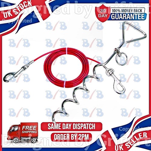 Tie out stake long 16ft - stake,