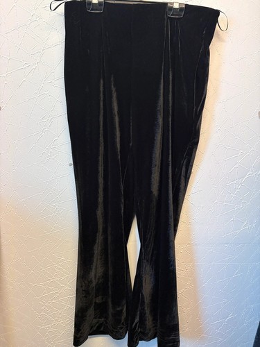 Black velvet trousers womens - velvet,