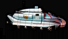 Vintage 1993 Vivid Imaginations Captain Scarlet SPV Spectrum pursuit vehicle toy