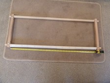 Preowned Frame  Cross Stitch Embroidery Tapestry 25cm Wide 76 cm long Needlework