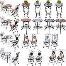 Metal mosaic bistro set - metal,
