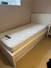 IKEA Malm Single Bed White Bed