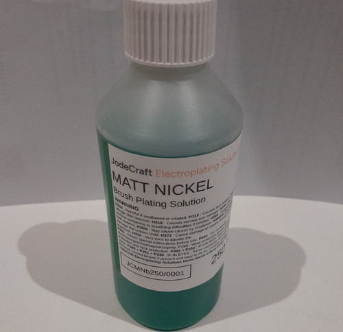 Matt nickel brush plating - nickel,