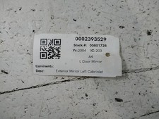 2004 AUDI A4 2 Door Unknown N/S Passengers Door Wing Mirror 2002-2005