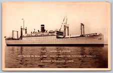 K25/ Ship RPPC Postcard c1910