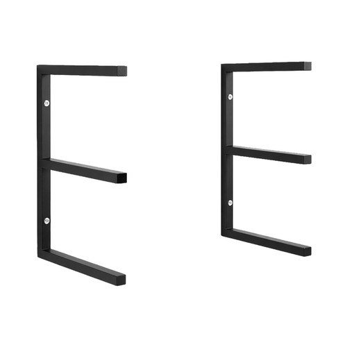 Heavy steel 2pc wall mount - steel,