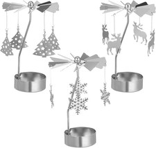 VANZACK Silver Metal Rotating