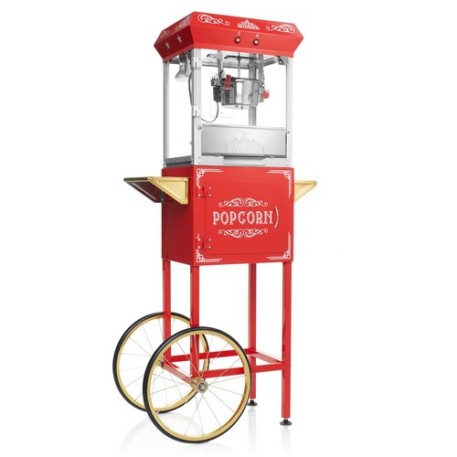 Vintage style popcorn machine - vintage,