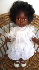 PRETTY VINTAGE 1970's 12" BLACK DOLL