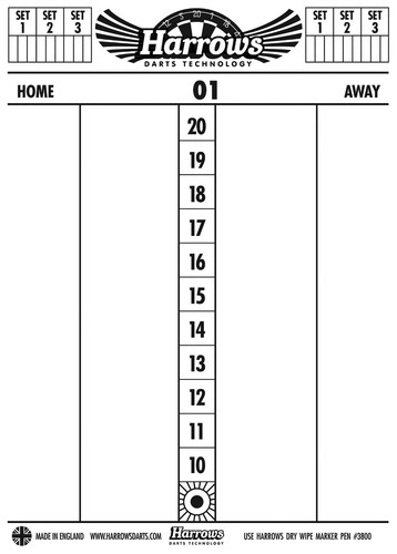 Harrows scoreboard dry - scoreboard,