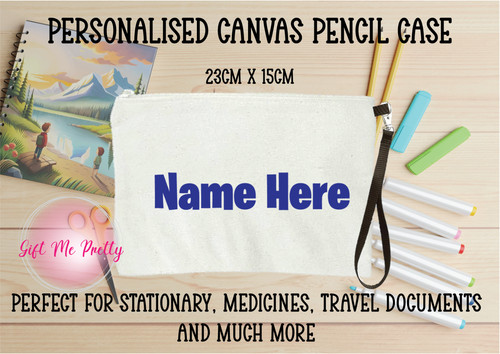 Personalised name pencil case - name,