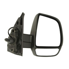 For Vauxhall Combo 2011-2015 Twin Glass Cable Black Door Wing Mirror Right Side