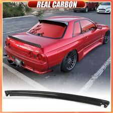 Fit for Nissan R32 Skyline Nismo 1989-1994 REAL CARBON Rear Trunk Spoiler Wing