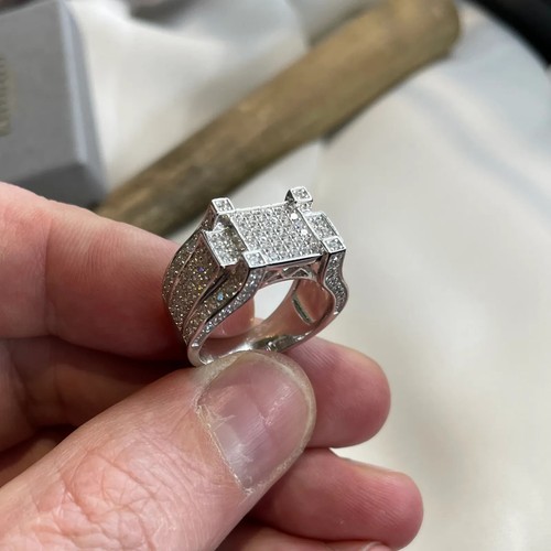 Men pinky ring sterling - men's,